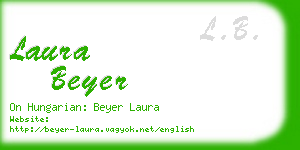 laura beyer business card